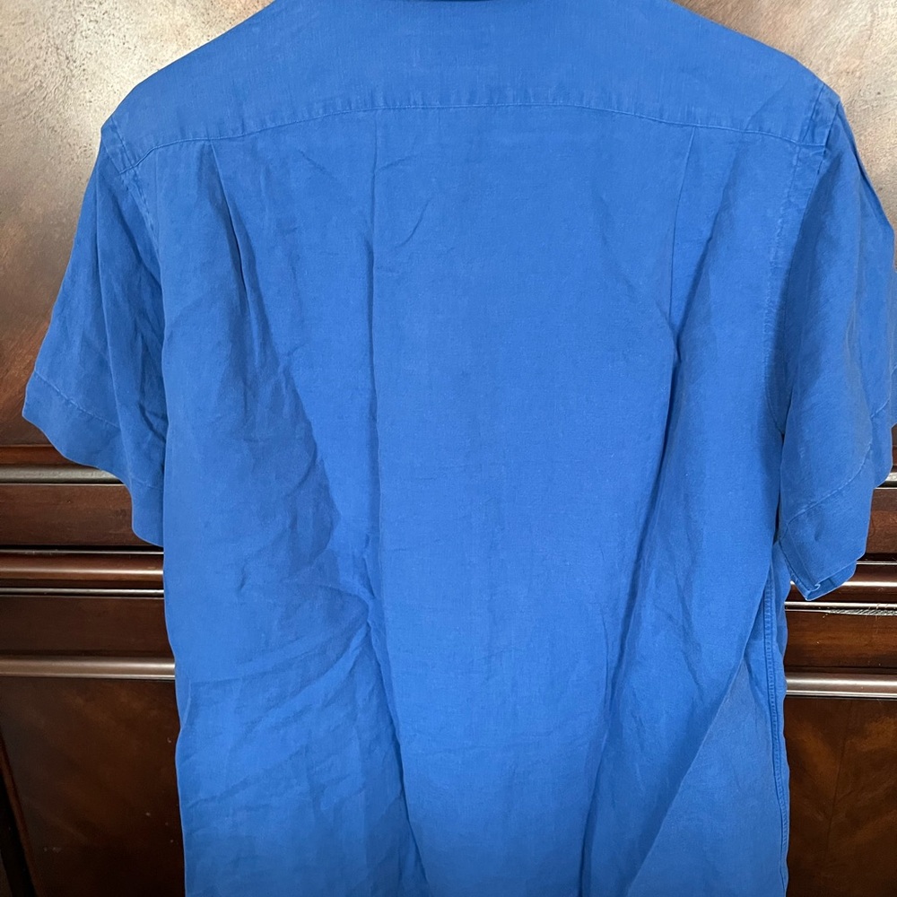 Ralph Lauren Blue Casual Button Down Shirt - Picture 3 of 3